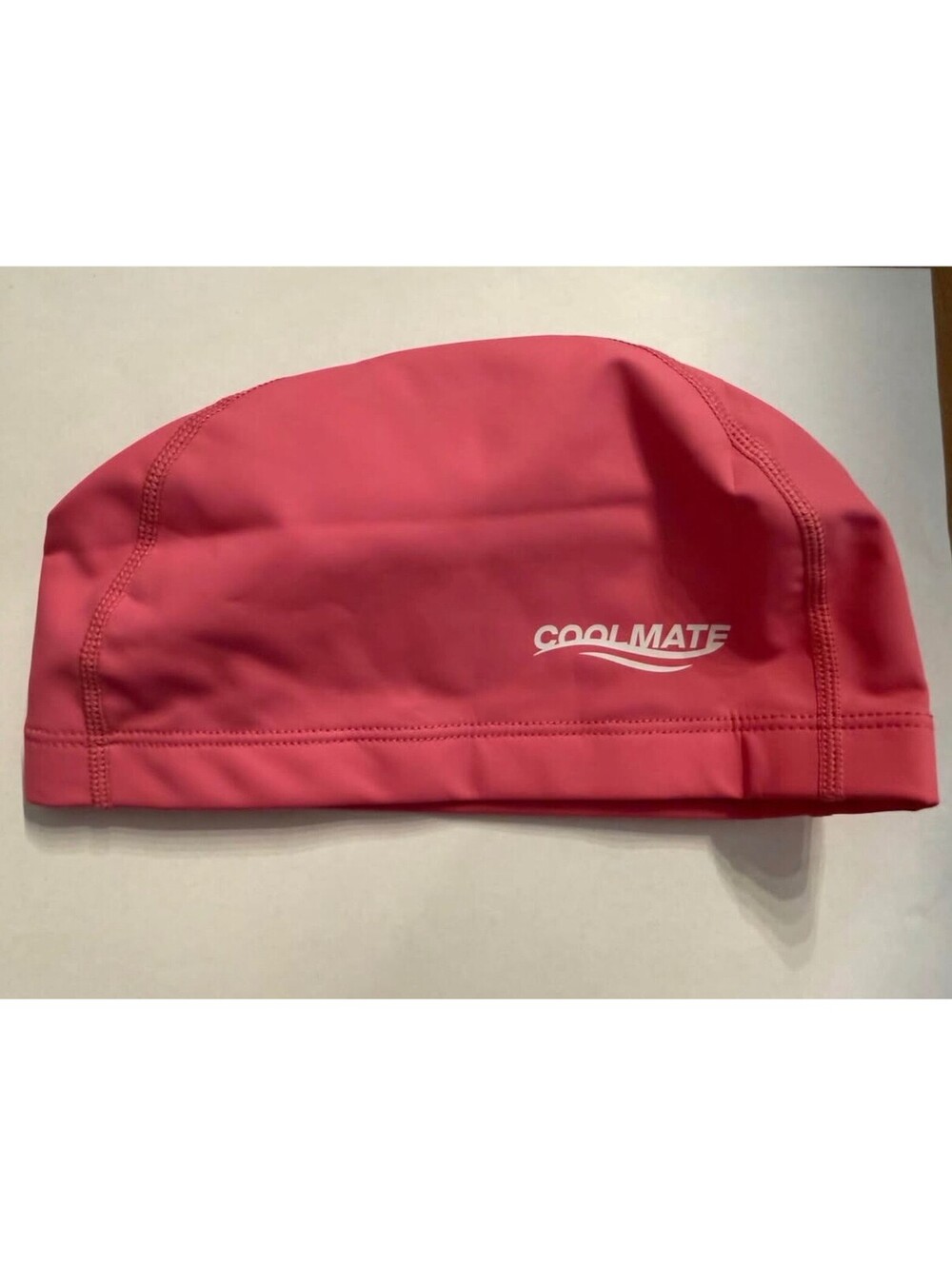 Coolmate Swim Cap Pink UPF 50+ Silicone Coated Fabric One Size NEW
